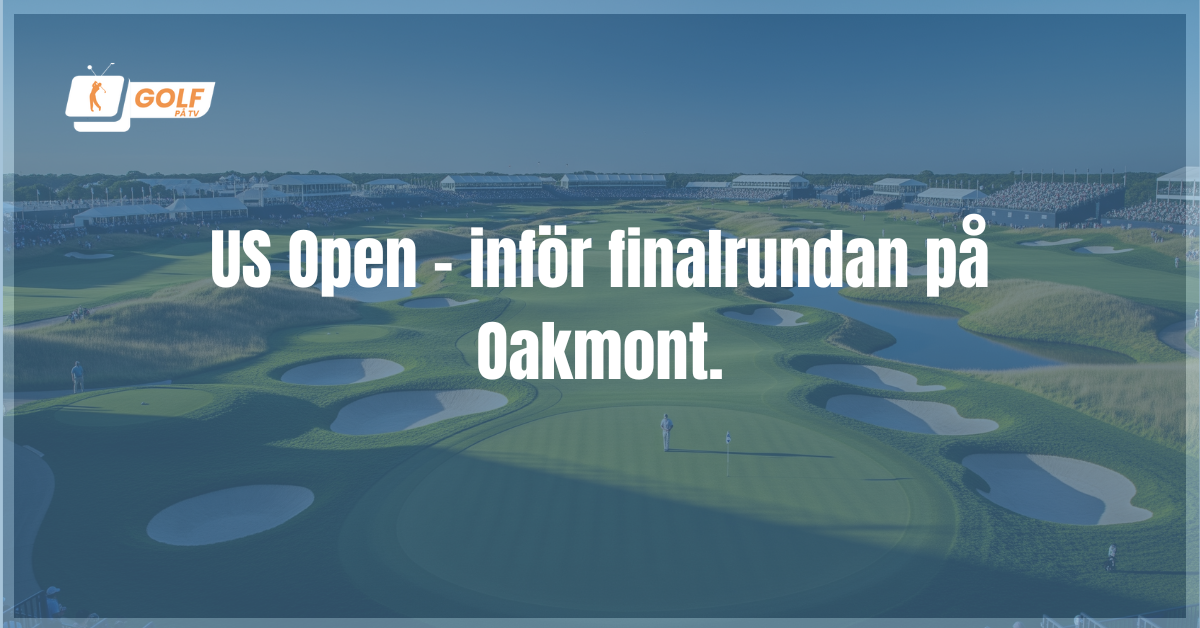 us open golf 2025 inför finalrundan