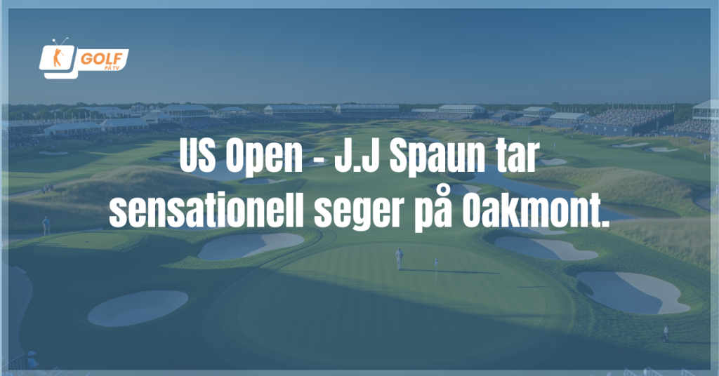 JJ Spaun vinner US Open